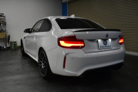 BMW Mシリーズ M2 ｺﾝﾍﾟﾃｨｼｮﾝ MDCT 7速DCT LCI後期 ｺﾝﾍﾟﾃｨｼｮﾝ専用410馬力ｴﾝｼﾞﾝ ﾍｷｻｺﾞﾅﾙLEDﾍｯﾄﾞﾗｲﾄ&ﾃｰﾙ ﾋｰﾀｰ付黒革 harman/kardon ﾀｯﾁﾊﾟﾈﾙHDDﾅﾋﾞBｶﾒﾗ 19AW 車線逸脱&歩行者警告 衝突軽減ﾌﾞﾚｰｷ ｶｰﾎﾞﾝｲﾝﾃﾘｱ Mｼｰﾄﾍﾞﾙﾄ  2年保証