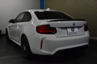 BMW Mシリーズ M2 ｺﾝﾍﾟﾃｨｼｮﾝ MDCT 7速DCT LCI後期 ｺﾝﾍﾟﾃｨｼｮﾝ専用410馬力ｴﾝｼﾞﾝ ﾍｷｻｺﾞﾅﾙLEDﾍｯﾄﾞﾗｲﾄ&ﾃｰﾙ ﾋｰﾀｰ付黒革 harman/kardon ﾀｯﾁﾊﾟﾈﾙHDDﾅﾋﾞBｶﾒﾗ 19AW 車線逸脱&歩行者警告 衝突軽減ﾌﾞﾚｰｷ ｶｰﾎﾞﾝｲﾝﾃﾘｱ Mｼｰﾄﾍﾞﾙﾄ  2年保証