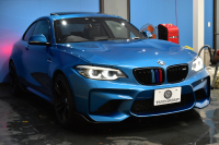 BMW Mシリーズ M2 6速MT LCI後期 ｾﾚｸﾄP SR harman/kardon ﾋｰﾀｰ付黒革 ﾍｷｻｺﾞﾅﾙLEDﾍｯﾄﾞﾗｲﾄ&ﾃｰﾙ ﾀｯﾁﾊﾟﾈﾙHDDﾅﾋﾞBｶﾒﾗ 19AW 車線逸脱&歩行者警告 衝突軽減ﾌﾞﾚｰｷ ｶｰﾎﾞﾝｲﾝﾃﾘｱ 2年保証