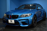 BMW Mシリーズ M2 6速MT LCI後期 ｾﾚｸﾄP SR harman/kardon ﾋｰﾀｰ付黒革 ﾍｷｻｺﾞﾅﾙLEDﾍｯﾄﾞﾗｲﾄ&ﾃｰﾙ ﾀｯﾁﾊﾟﾈﾙHDDﾅﾋﾞBｶﾒﾗ 19AW 車線逸脱&歩行者警告 衝突軽減ﾌﾞﾚｰｷ ｶｰﾎﾞﾝｲﾝﾃﾘｱ 2年保証