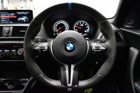 BMW Mシリーズ M2 6速MT LCI後期 ｾﾚｸﾄP SR harman/kardon ﾋｰﾀｰ付黒革 ﾍｷｻｺﾞﾅﾙLEDﾍｯﾄﾞﾗｲﾄ&ﾃｰﾙ ﾀｯﾁﾊﾟﾈﾙHDDﾅﾋﾞBｶﾒﾗ 19AW 車線逸脱&歩行者警告 衝突軽減ﾌﾞﾚｰｷ ｶｰﾎﾞﾝｲﾝﾃﾘｱ 2年保証