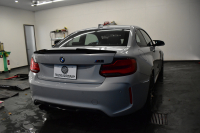 BMW Mシリーズ M2 ｺﾝﾍﾟﾃｨｼｮﾝ 6速MT LCI後期 ﾍｷｻｺﾞﾅﾙLEDﾍｯﾄﾞﾗｲﾄ&ﾃｰﾙ ﾋｰﾀｰ付黒革 harman/kardon ﾀｯﾁﾊﾟﾈﾙHDDﾅﾋﾞBｶﾒﾗ 19AW 車線逸脱&歩行者警告 衝突軽減ﾌﾞﾚｰｷ ｶｰﾎﾞﾝｲﾝﾃﾘｱ Mｼｰﾄﾍﾞﾙﾄ  2年保証