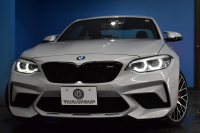 BMW Mシリーズ M2 ｺﾝﾍﾟﾃｨｼｮﾝ 6速MT LCI後期 ﾍｷｻｺﾞﾅﾙLEDﾍｯﾄﾞﾗｲﾄ&ﾃｰﾙ ﾋｰﾀｰ付黒革 harman/kardon ﾀｯﾁﾊﾟﾈﾙHDDﾅﾋﾞBｶﾒﾗ 19AW 車線逸脱&歩行者警告 衝突軽減ﾌﾞﾚｰｷ ｶｰﾎﾞﾝｲﾝﾃﾘｱ Mｼｰﾄﾍﾞﾙﾄ  2年保証