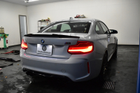 BMW Mシリーズ M2 ｺﾝﾍﾟﾃｨｼｮﾝ 6速MT LCI後期 ﾍｷｻｺﾞﾅﾙLEDﾍｯﾄﾞﾗｲﾄ&ﾃｰﾙ ﾋｰﾀｰ付黒革 harman/kardon ﾀｯﾁﾊﾟﾈﾙHDDﾅﾋﾞBｶﾒﾗ 19AW 車線逸脱&歩行者警告 衝突軽減ﾌﾞﾚｰｷ ｶｰﾎﾞﾝｲﾝﾃﾘｱ Mｼｰﾄﾍﾞﾙﾄ  2年保証