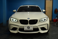 BMW Mシリーズ M2 MDCT 7速DCT ｻﾝﾙｰﾌ ﾋｰﾀｰ付黒革 LEDﾘﾝｸﾞｷｾﾉﾝﾍｯﾄﾞﾗｲﾄ ﾀｯﾁﾊﾟｯﾄﾞHDDﾅﾋﾞ 19AW  車線逸脱&歩行者警告 衝突軽減ﾌﾞﾚｰｷ ｶｰﾎﾞﾝｲﾝﾃﾘｱ Bｶﾒﾗ iｽﾄｯﾌﾟ ｽﾏｰﾄｷｰ 2年保証