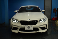 BMW Mシリーズ M2 ｺﾝﾍﾟﾃｨｼｮﾝ MDCT 7速DCT LCI後期 ｺﾝﾍﾟﾃｨｼｮﾝ専用410馬力ｴﾝｼﾞﾝ ﾍｷｻｺﾞﾅﾙLEDﾍｯﾄﾞﾗｲﾄ&ﾃｰﾙ ﾋｰﾀｰ付黒革 harman/kardon ﾀｯﾁﾊﾟﾈﾙHDDﾅﾋﾞBｶﾒﾗ 専用19AW 車線逸脱&歩行者警告 衝突軽減ﾌﾞﾚｰｷ ｶｰﾎﾞﾝｲﾝﾃﾘｱ Mｼｰﾄﾍﾞﾙﾄ  2年保証