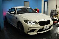 BMW Mシリーズ M2 ｺﾝﾍﾟﾃｨｼｮﾝ MDCT 7速DCT LCI後期 ｺﾝﾍﾟﾃｨｼｮﾝ専用410馬力ｴﾝｼﾞﾝ ﾍｷｻｺﾞﾅﾙLEDﾍｯﾄﾞﾗｲﾄ&ﾃｰﾙ ﾋｰﾀｰ付黒革 harman/kardon ﾀｯﾁﾊﾟﾈﾙHDDﾅﾋﾞBｶﾒﾗ 専用19AW 車線逸脱&歩行者警告 衝突軽減ﾌﾞﾚｰｷ ｶｰﾎﾞﾝｲﾝﾃﾘｱ Mｼｰﾄﾍﾞﾙﾄ  2年保証